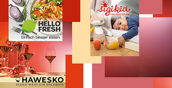 Hellofresh Sigikid und Hawesko Angebote 